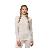 Baselayer Kombi Womens Merinomix Pro Zip Top - Light Camo Leo - Genetik Sport