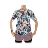 Jersey Brava Womens MTB Mesh SS - Tea Party - Genetik Sport