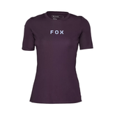 Jersey Fox Womens Ranger Wordmark SS - Dark Purple - Genetik Sport