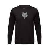 Jersey Fox Youth Ranger LS Fox Head - Black - Genetik Sport