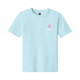 Youth Tech T-Shirt Genetik "G" - Pale Blue - Genetik Sport