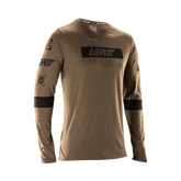 Jersey Leatt Mens MTB Gravity 3.0 LS - Loam Brown - Genetik Sport