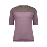 Jersey Mons Royale Womens Diversion Merino SS ALU - Mauve/Iron - Genetik Sport