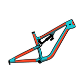 Protective Wrap Kit Ridewrap Covered MTB - Matte Clear - Genetik Sport