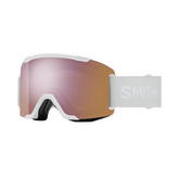 Goggles Smith Squad White Vapor - ChromaPop Everyday Rose Gold Mirror - Genetik Sport