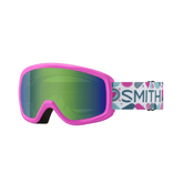 Youth Goggles Smith Snowday Vivid Pink Hearts - Green Sol - X Mirror - Genetik Sport