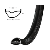 Rim Stan's No Tubes Flow MK4 29'' 28H - Black - Genetik Sport