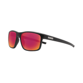 Sunglasses Suncloud Respek Matte Black - Polarized Red Mirror - Genetik Sport