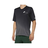 Jersey 100% Mens Celium SS - Black/Charcoal - Genetik Sport