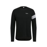 Long Sleeve Rapha Trail Black/Light Grey - Genetik Sport
