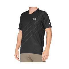 Jersey 100% Celium SS - Dark Grey/Black - Genetik Sport