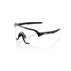 Sunglasses 100% S3 Soft Tact Black Soft - Gold Mirror Lens - Genetik Sport