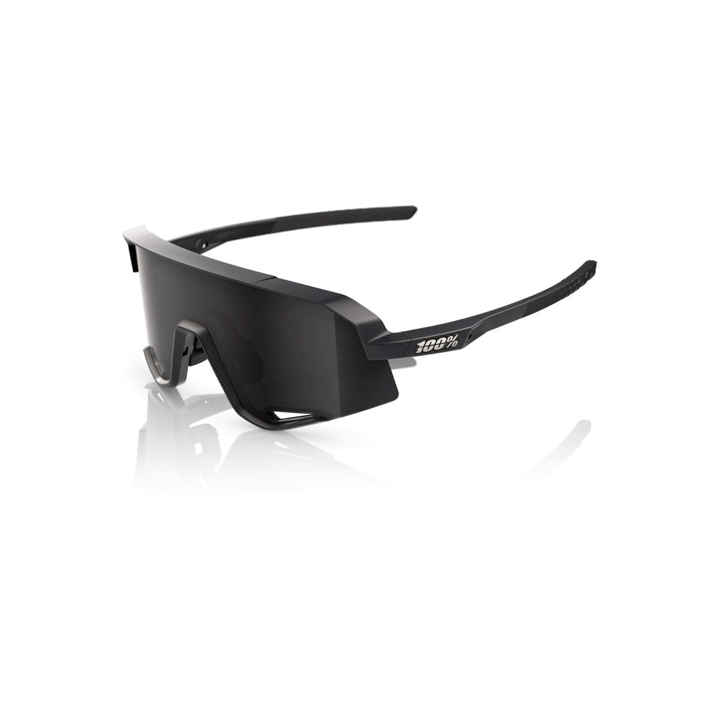 Sunglasses 100% Slendale Matte Black - Smoke Lens - Genetik Sport