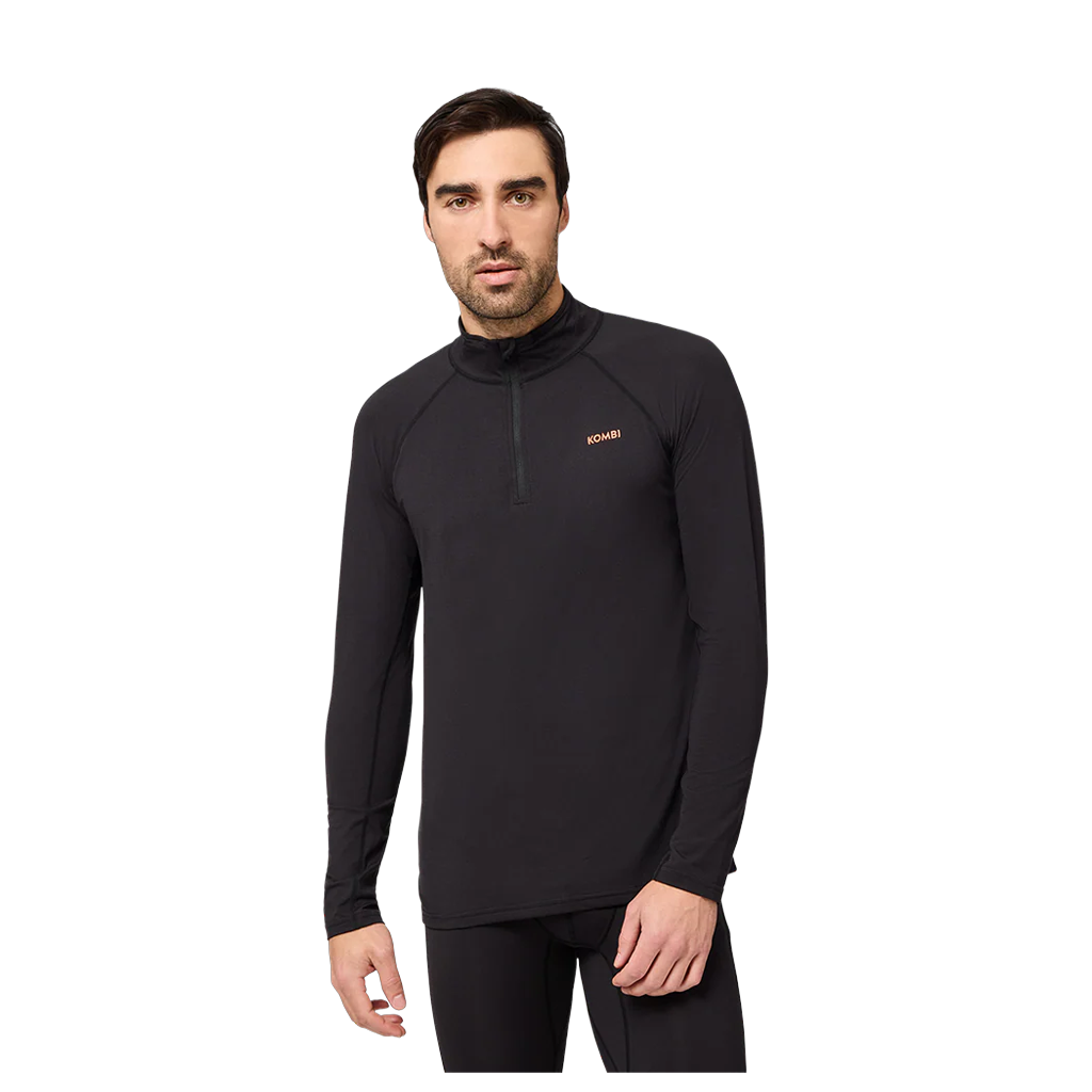 Baselayer Kombi Redheat Extreme Zip - Black - Genetik Sport