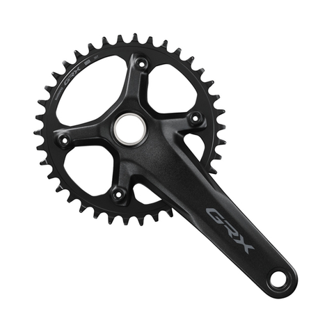 Crankset Shimano GRX FC-RX610-1 12sp 175mm Spindle 24mm BCD 110mm - Black - Genetik Sport