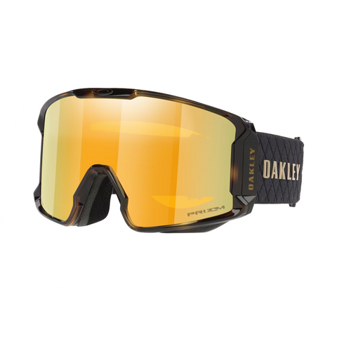 Goggles Oakley Line Miner L Brown Tortoise - Prizm Snow 24K - Genetik Sport
