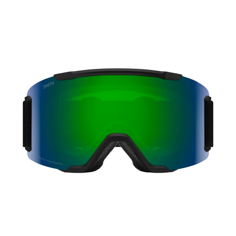 Goggles Smith Squad Black - ChromaPop Sun Green Mirror - Genetik Sport