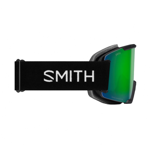 Goggles Smith Squad Black - ChromaPop Sun Green Mirror - Genetik Sport