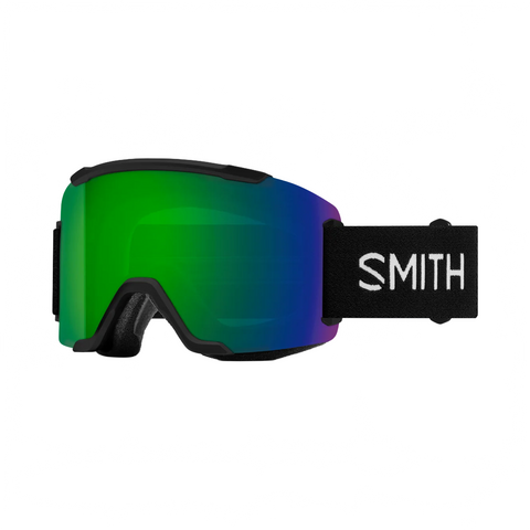 Goggles Smith Squad Black - ChromaPop Sun Green Mirror - Genetik Sport