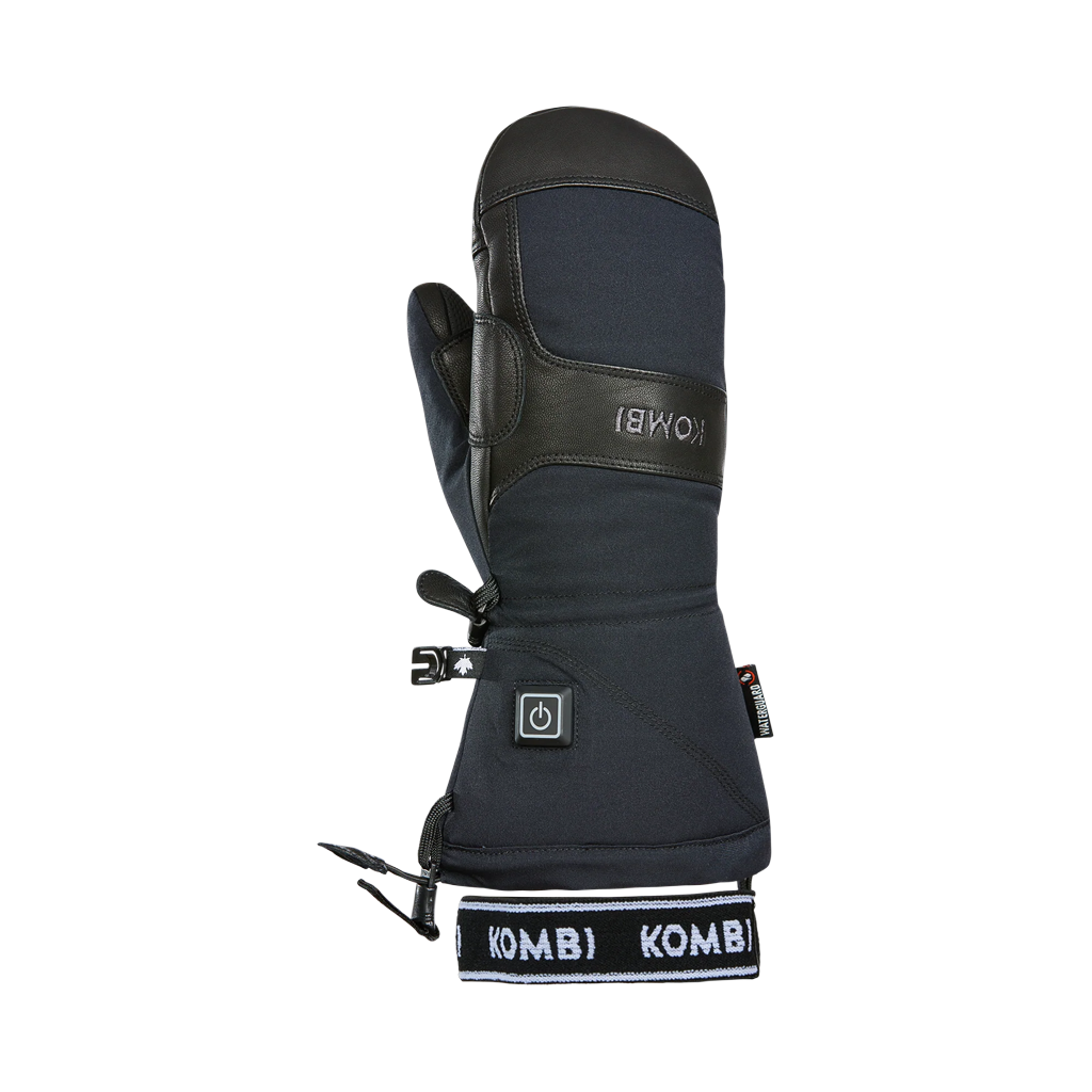 Heated Mitts Womens Kombi Blaze - Black - Genetik Sport