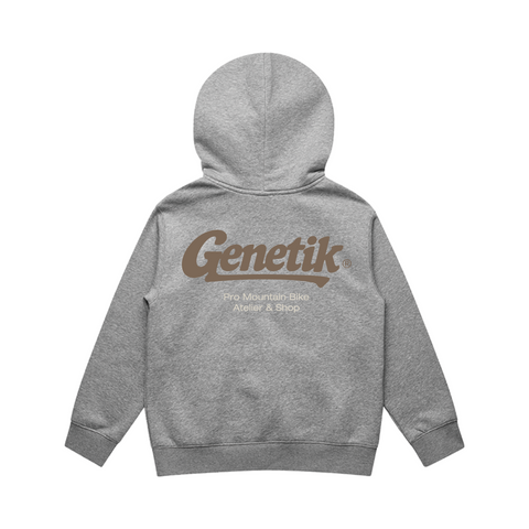 Youth Hoodie Genetik Workshop - Heather Grey