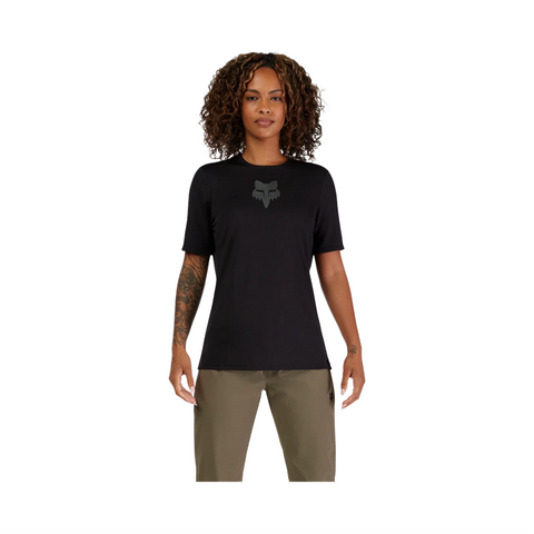 Jersey Fox Womens Ranger SS - Black - Genetik Sport