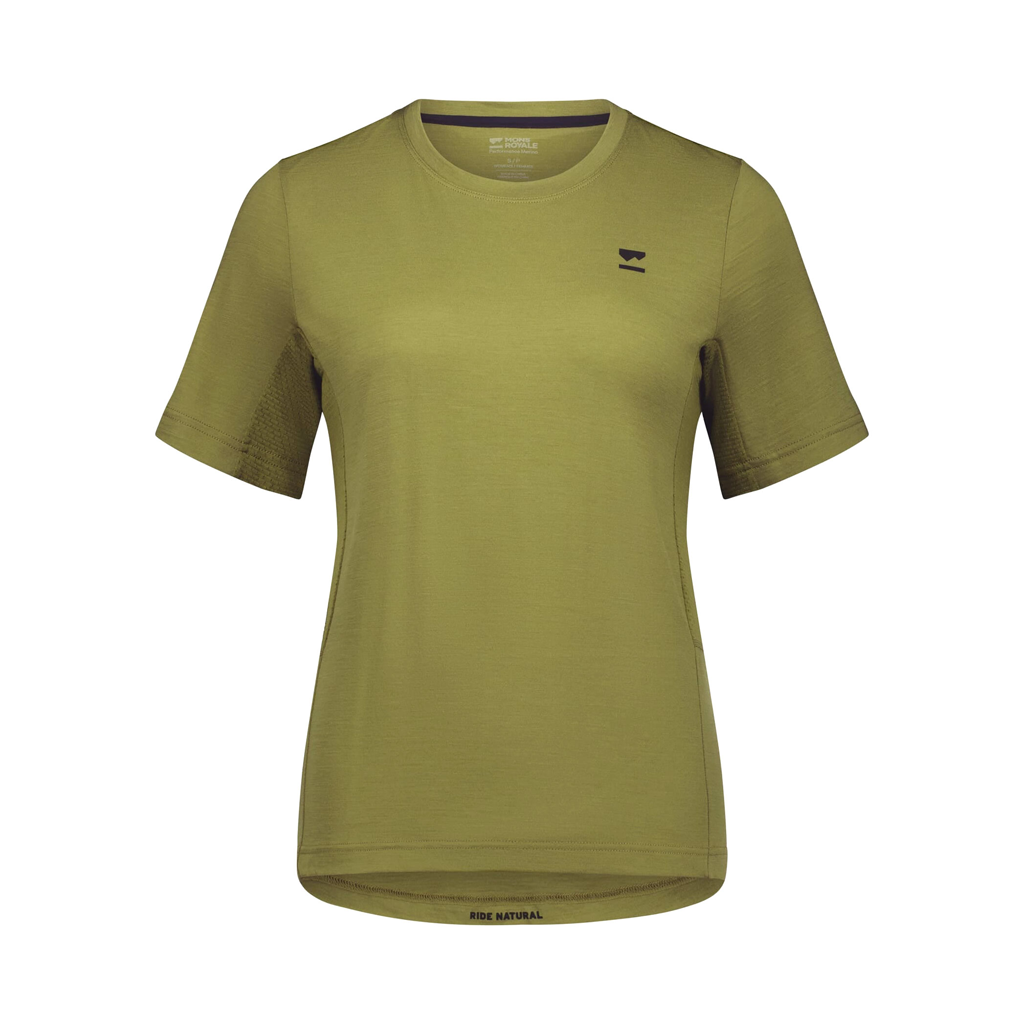Jersey Mons Royale Womens Tarn Merino SS - Fern - Genetik Sport