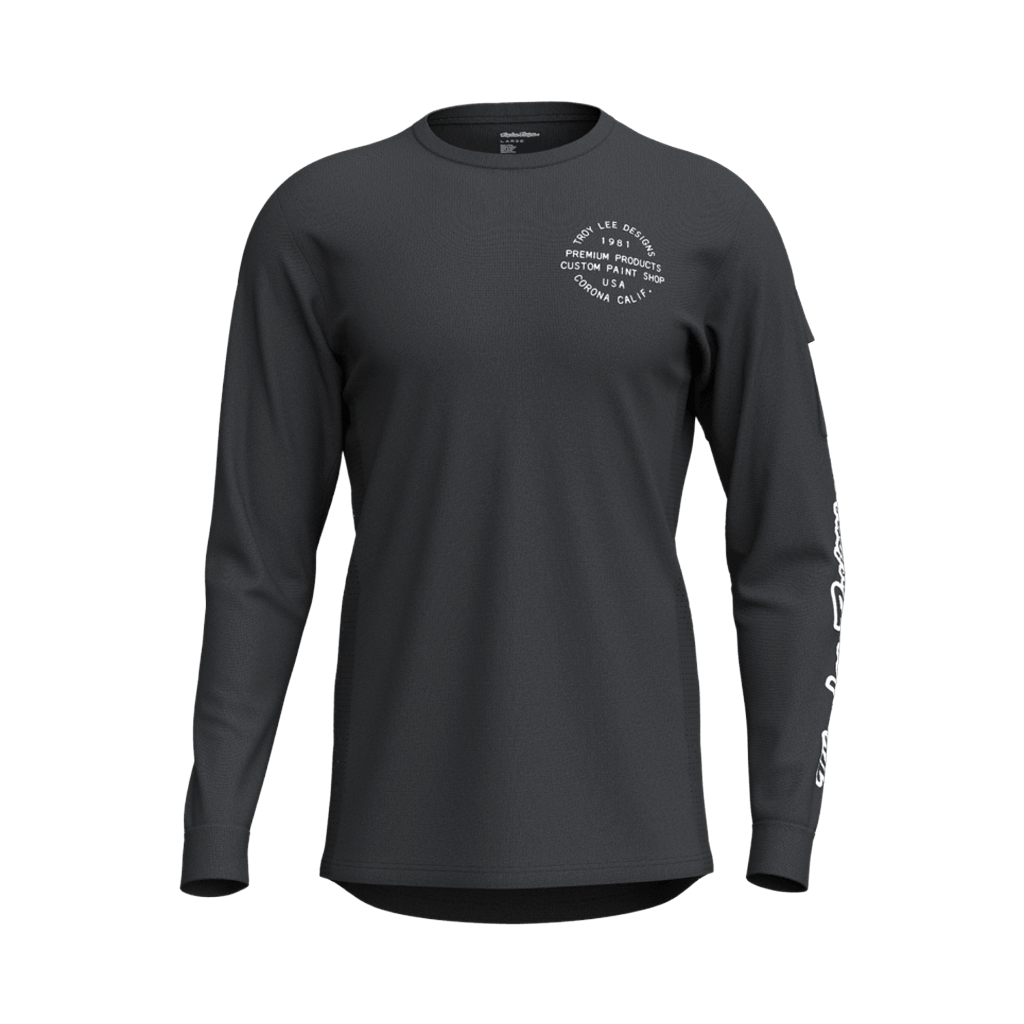 Jersey Troy Lee Designs Mens Ruckus Ride LS Pressed - Carbon - Genetik Sport