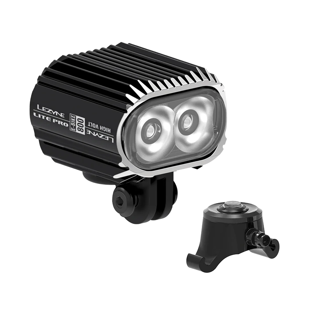 Light Lezyne E-Bike Lite Pro Drive 800 Switch High Volt Front - Black - Genetik Sport