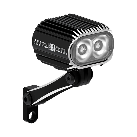 Light Lezyne E-Bike Lite Pro Drive 800 Switch High Volt Front - Black - Genetik Sport