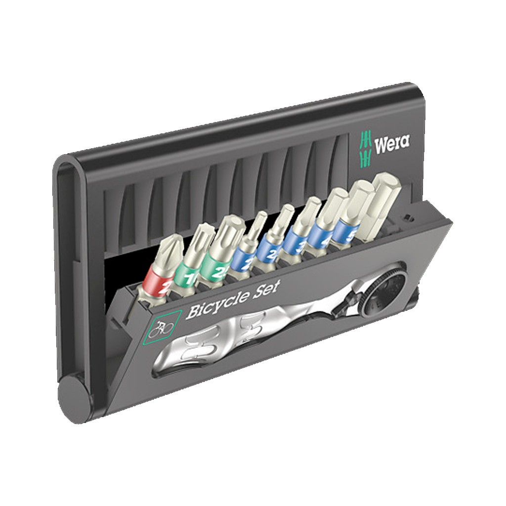Ratchet/Bits Wera Bicycle Set 9 - 10 Pieces