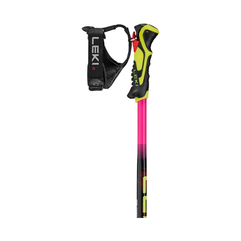 Ski Poles Leki WCR Evo Lite SL TR - Neon Pink/Neon Orange - Genetik Sport