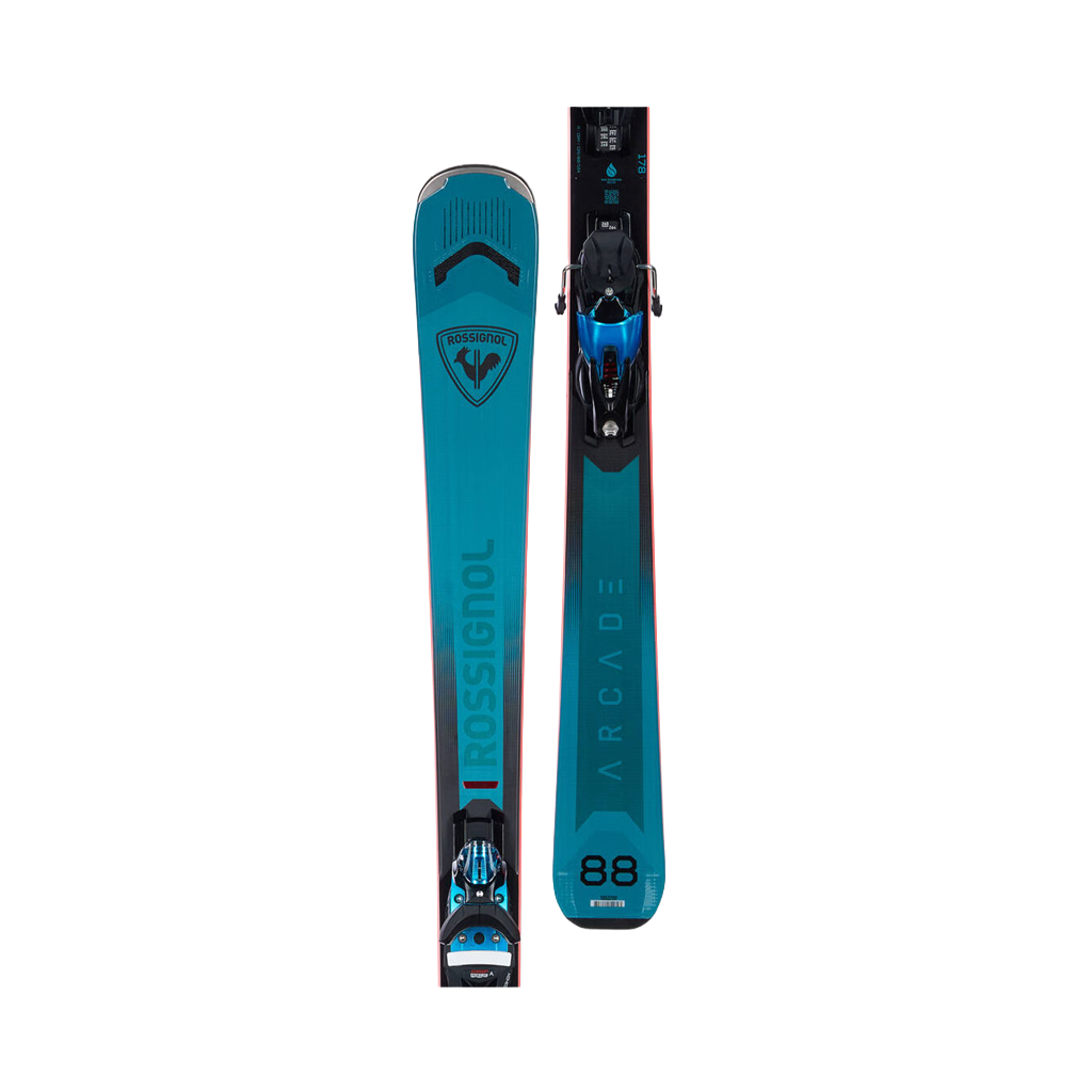 Skis Rossignol Arcade 88 K + SPX 12 B90 Blue Steel - Genetik Sport