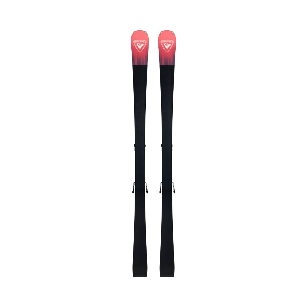 Skis Rossignol Hero Carve TI + NX 12 Konect GW B80 Silver Red - Genetik Sport