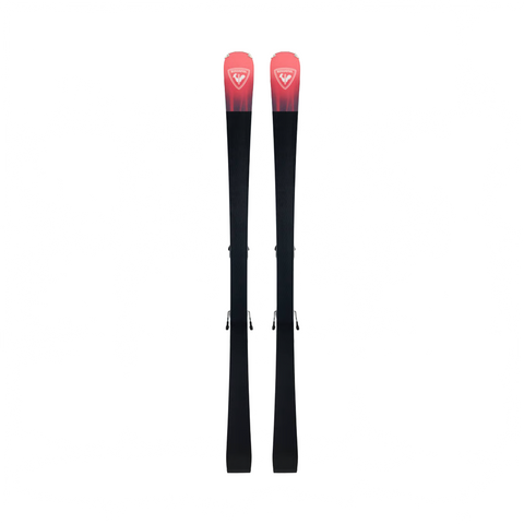 Skis Rossignol Hero Carve TI + NX 12 Konect GW B80 Silver Red - Genetik Sport