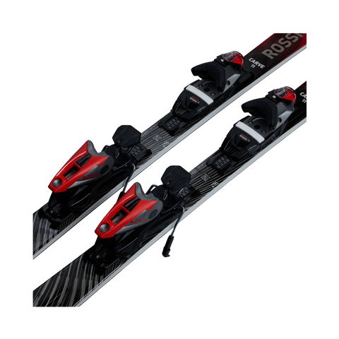 Skis Rossignol Hero Carve TI + NX 12 Konect GW B80 Silver Red - Genetik Sport