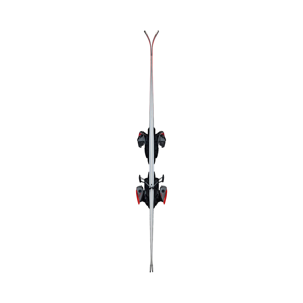 Skis Rossignol Hero Carve TI + NX 12 Konect GW B80 Silver Red - Genetik Sport