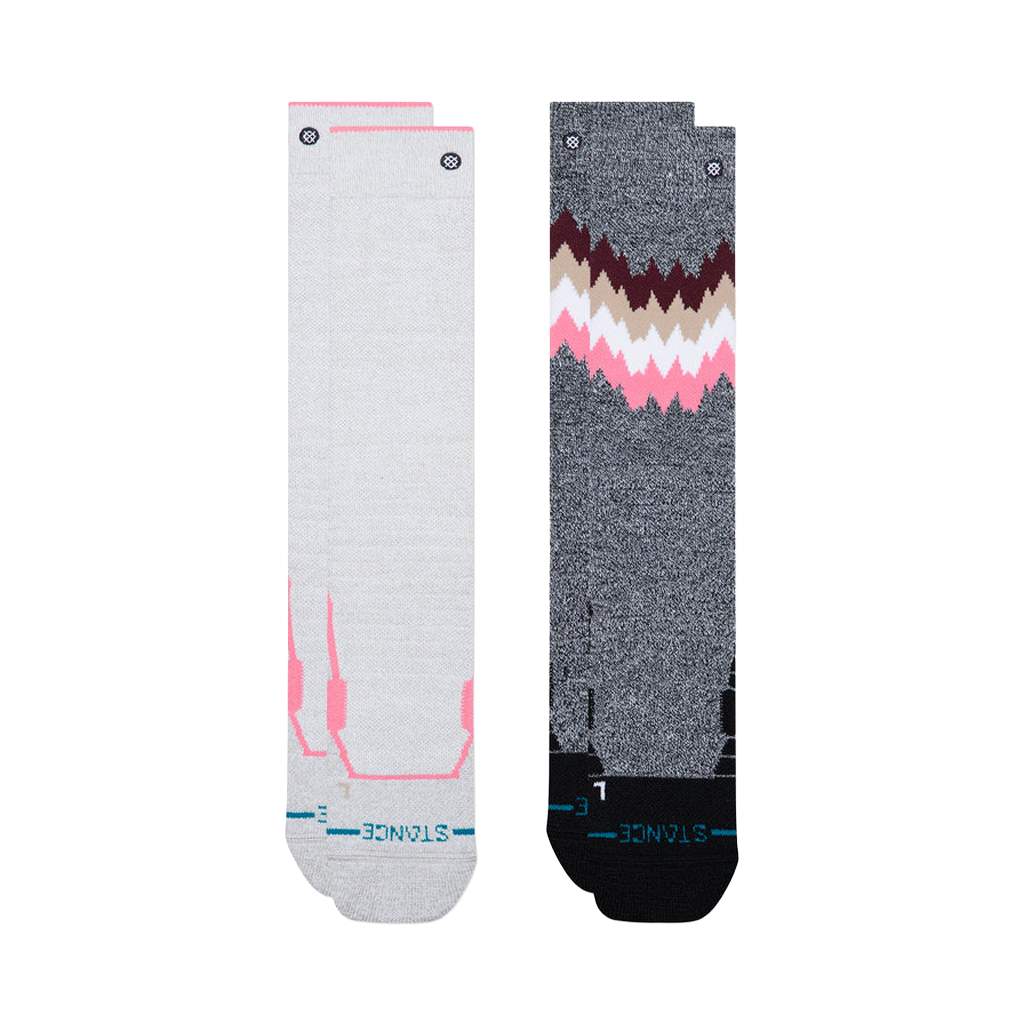 Socks Stance Youth Snow 2X Mid 2 Pack - Grey - Genetik Sport