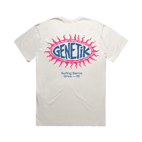 T-Shirt Genetik Surfing Berms - Bone
