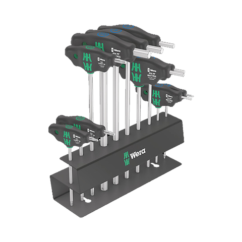 T-handle Hex Key Wera Bicycle Set 6 - 10 Pieces