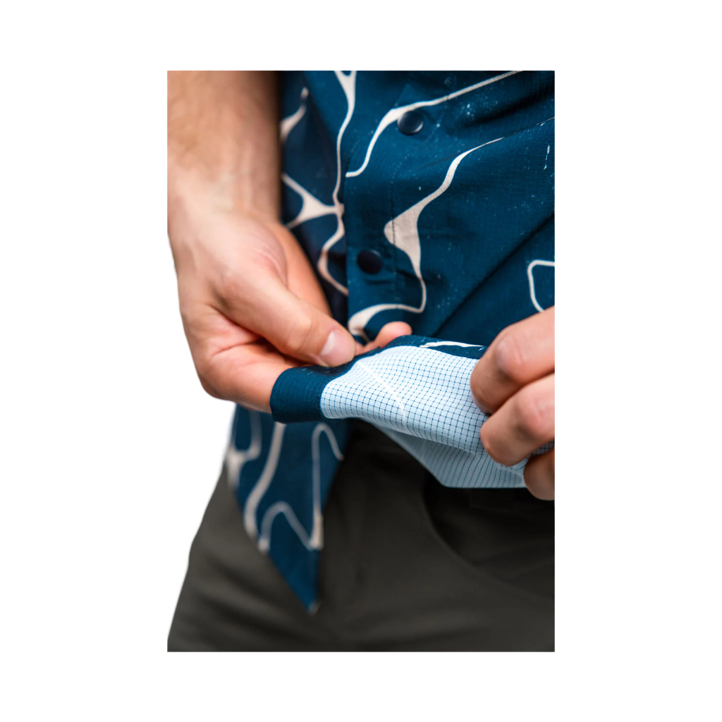 Tech Shirt Libe Mens Thanan SS - Blue Night - Genetik Sport