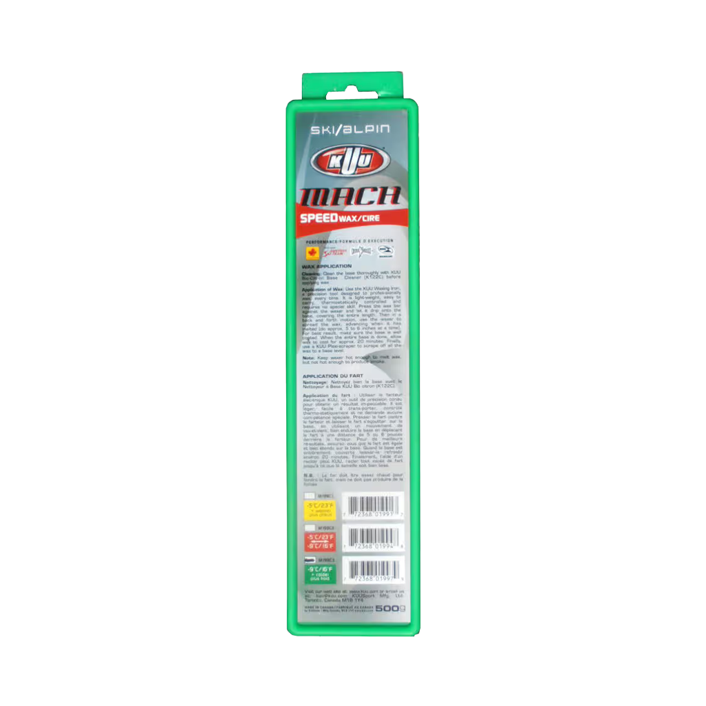 Wax Kuu Mach+ Speed Green 500g (Bulk) - Genetik Sport