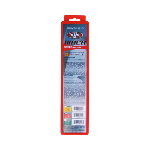 Wax Kuu Mach+ Speed Red 500g (Bulk) - Genetik Sport
