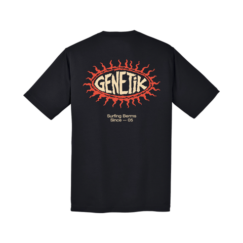 Youth Jersey Genetik Surfing Berms - Black