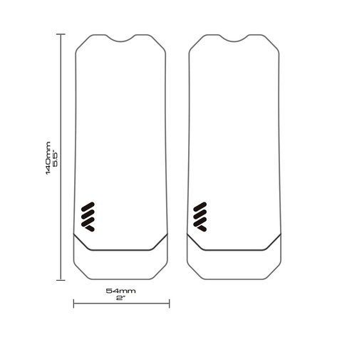 Crank Guard All Mountain Style - Clear - Genetik Sport