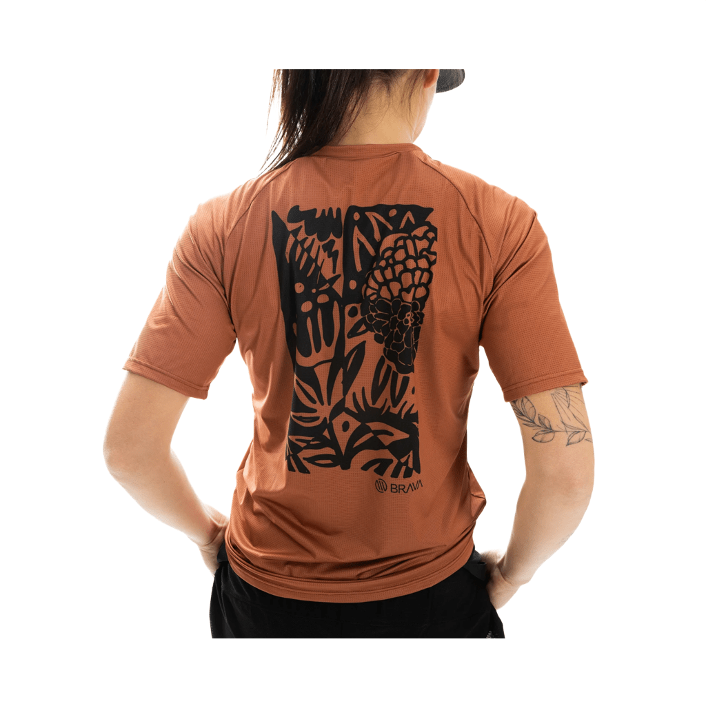 Jersey Brava Womens MTB Mesh SS - Garden Party - Genetik Sport