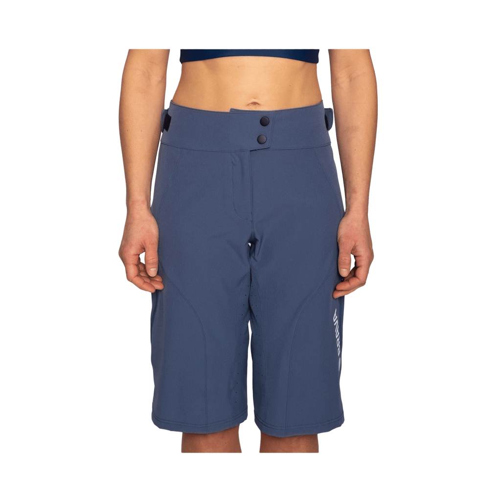 Shorts Brava Womens MTB - Denim Blue - Genetik Sport