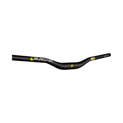 Handlebar Burgtec Ride Wide Alloy Enduro 30mm Rise 35mm Clamp 800mm Width - Black - Genetik Sport
