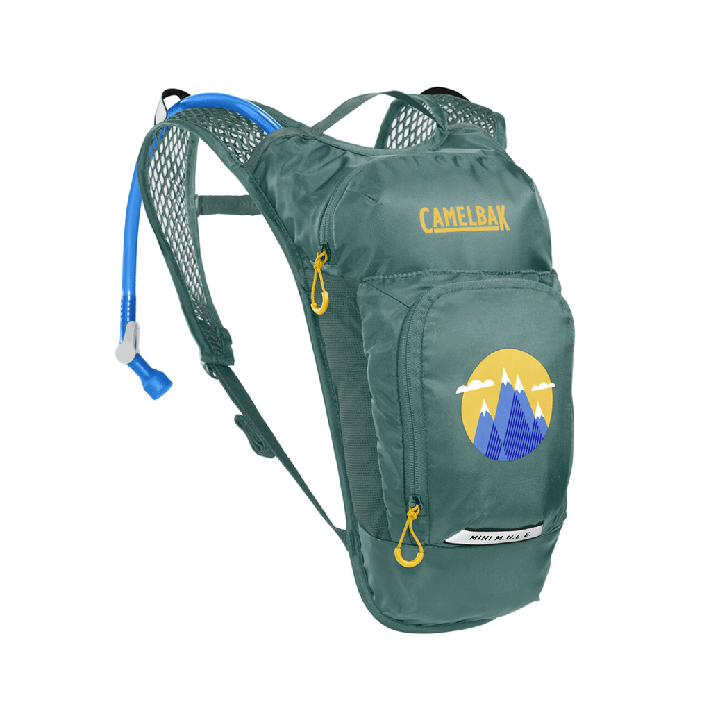 Hydration Bag Camelbak Mini M.U.L.E. 50oz - Green/Mountains - Genetik Sport