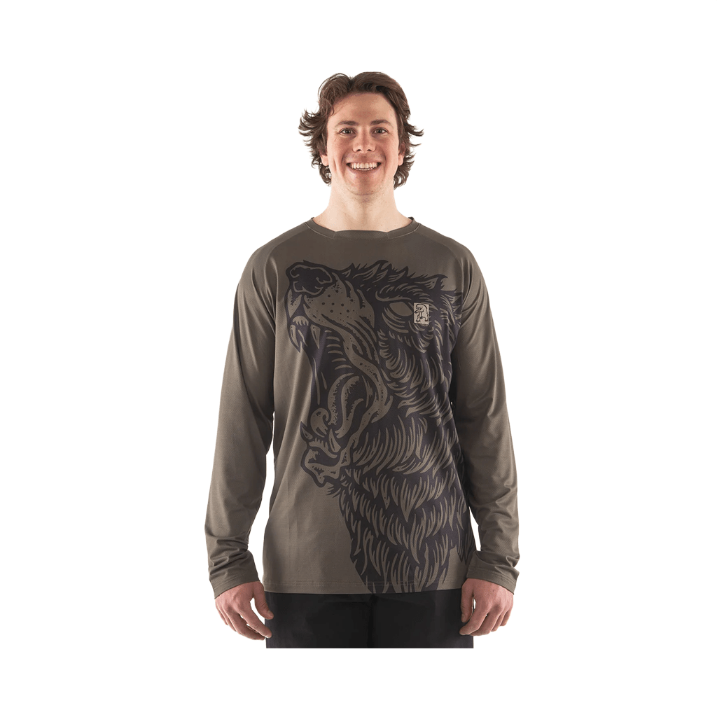 Jersey Chromag Mens Dominion LS - Creature Brown - Genetik Sport